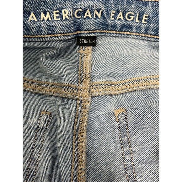 American Eagle Outfitters Women’s Ripped Stretch Mom Straight Jean Size 6 - Picture 5 of 8